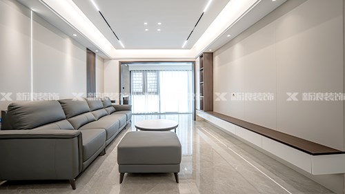 高級大氣的現代風永遠好?。長沙全屋整裝