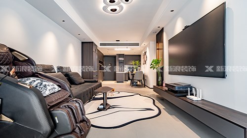 97㎡小戶型，13萬搞定極簡黑白裝修不翻車|長沙全屋整裝