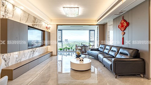 沉穩耐看136㎡深色系照這樣裝真的美！|長沙全屋整裝