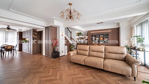 漢唐翰林府145m²復式，法式中古超會裝|長沙全屋整裝