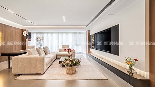 180m²奶油中古的溫柔風，一吹入夢|長沙全屋整裝