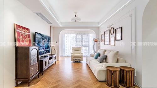 簡約不簡單，98㎡中古奶油家小戶型典范|長沙全屋整裝